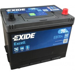 Аккумулятор EXIDE Excell EB704 71Ah 670A