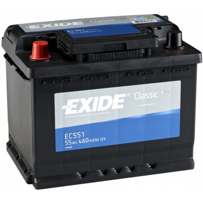 Аккумулятор для автомобиля Exide Classic EC551 55Ah 460A