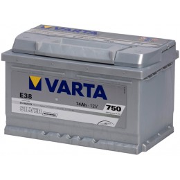 Аккумулятор VARTA SILVER Dynamic E38 574402075 74Ah 750A 12V