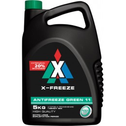 Антифриз зеленый X-FREEZE CLASSIC 5кг