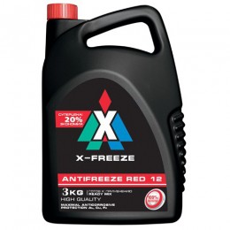 Антифриз X-Freeze Carbox G-12 красный 3кг