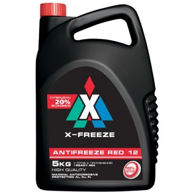 Антифриз X-Freeze Carbox G-12 красный 5кг