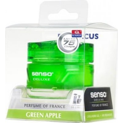 Ароматизатор гелевый Dr. Marcus Senso Deluxe Green Apple 50мл