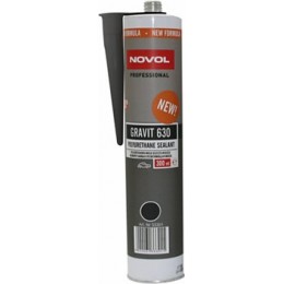 Полиуретановый герметик черный Novol GRAVIT 630 окрашиваемый 0,3л
