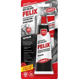 Герметик-прокладка "FELIX" 85гр черный