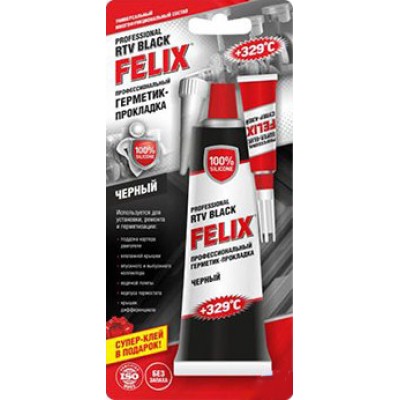 Герметик-прокладка "FELIX" 85гр черный