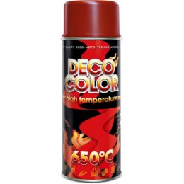 Термостойкая краска Deco Color HIGH TEMPERATURE (красная) 400мл