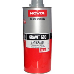 Антигравийное покрытие Novol 37818 GRAVIT 600 MS серое 1,8кг
