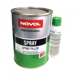 Шпатлевка для нанесения способом распыления Novol Spray 1.2кг