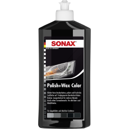 Цветной полироль с воском черный SONAX 296100 500мл
