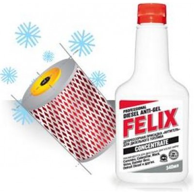 Присадка для дизельного топлива Felix Professional disel anti-gel 340мл