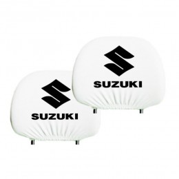 Чехлы на подголовники с логотипом Suzuki 2шт.