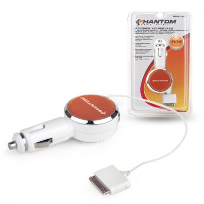 Зарядное устройство Phantom PH2187 12В / 24В для Apple iPhone/iPod