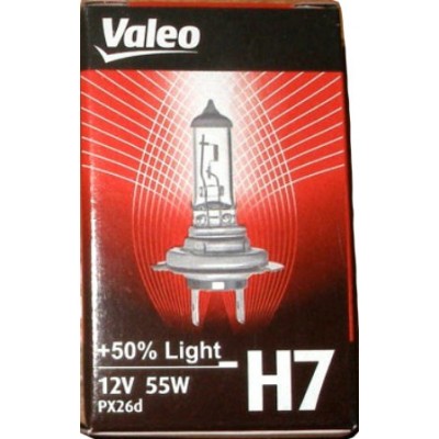 Valeo 32519 лампа галогенная H7 +50% Light