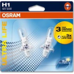 Osram 64150ULT-02B комплект ламп галогенных H1 ULTRA LIFE 2шт