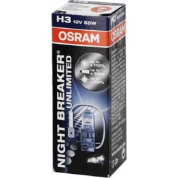 Osram 64151NBU лампа галогенная H3 NIGHT BREAKER UNLIMITED +110%
