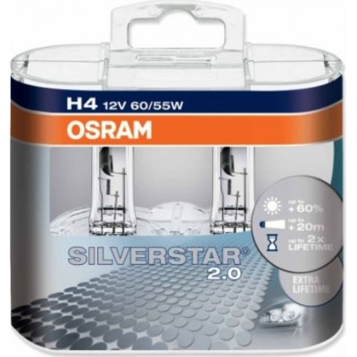 Osram 64193SV2-Box комплект галогенных ламп H4 12V SILVERSTAR 2.0 2шт