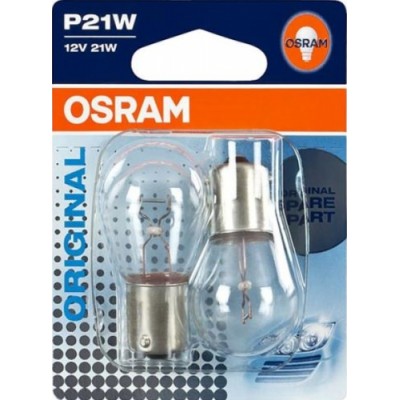 Osram 7506-02B P21W комплект автоламп 12V 2шт