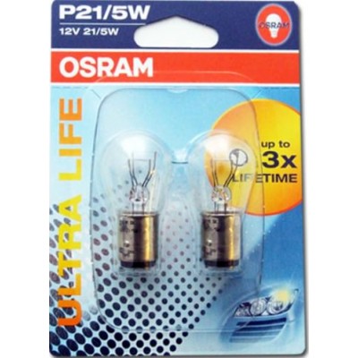 Osram 7506ULT-02B P21W ULTRA LIFE комплект автоламп 12V 2шт