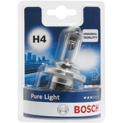 Лампа галогеновая Bosch 1987301001 Pure Light H4