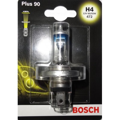 Лампа галогенная Bosch 1987301077 Plus 90 H4