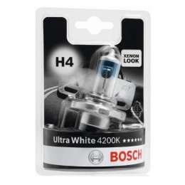 Лампа галогеновая Bosch 1987301089 Ultra White 4200K H4