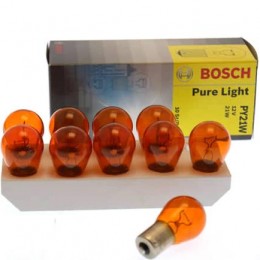 Комплект автоламп Bosch 1987302213 PY21W Pure Light 10шт.