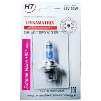 Лампа галогенная DYNAMATRIX-KOREA DB64210EXV-01B H7