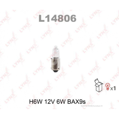 Lynx L14806 H6W комплект автоламп 12V 10шт