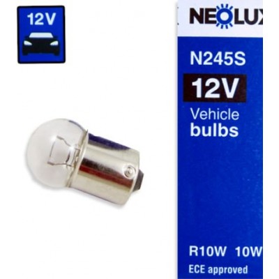 Neolux N245 R10W комплект автоламп 12V 10шт.