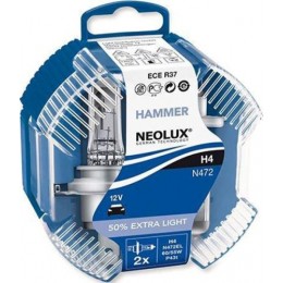 Neolux N472EL-DUOBOX H4 Extra Light комплект ламп галогенных +50% 2шт.