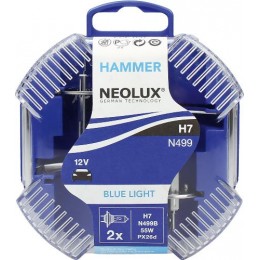 Neolux N499B-DUOBOX H7 Blue Light комплект ламп галогенных 4000K 2шт.