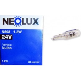 Neolux N508 W1.2W комплект автоламп 24V 10шт.