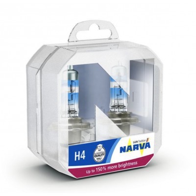 Комплект ламп галогеновых NARVA 48069 H4 Range Power 150 2шт