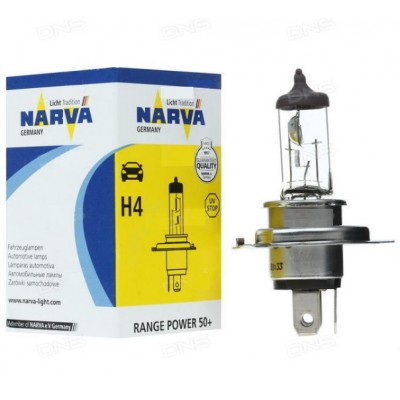 Лампа галогеновая Narva 48861 H4 12V Range Power 50+