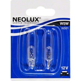 Комплект автоламп Neolux N501-02B W5W 12V 2шт.