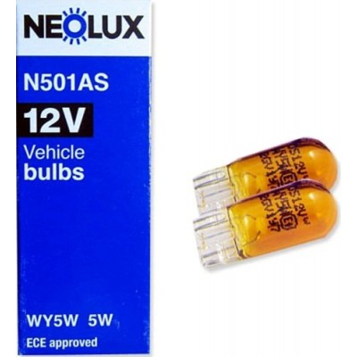 Комплект автоламп Neolux N501A WY5W 12V 10шт