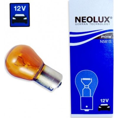 Комплект автоламп Neolux N581 PY21W 12V 10шт