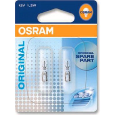 Комплект автомобильных ламп Osram 2721-02B W2x4.6d 2шт