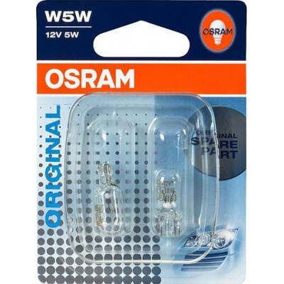 Комплект автоламп Osram 2825-02B W5W 2шт