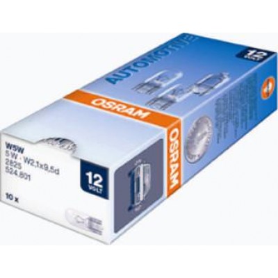 Комплект автоламп Osram 2825-10 W5W 10шт