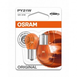 Комплект автоламп Osram 7507-02B PY21W 12V 2шт.