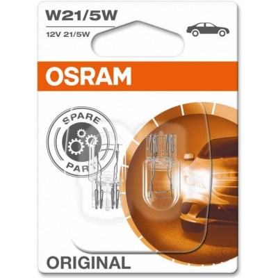 Комплект автоламп Osram 7515-02B W21/5W 12V 2шт