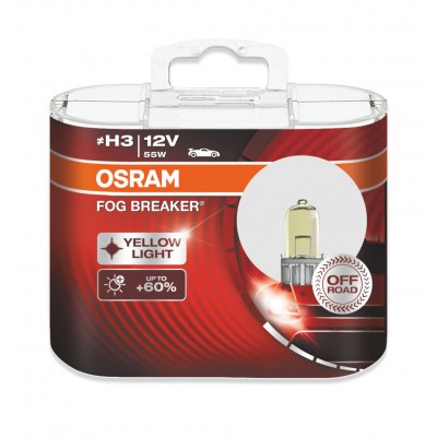 Комплект ламп галогенных Osram 62151FBR-DUOBOX H3 FOG BREAKER 2шт