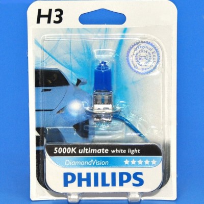 Автолампа PHILIPS 12336DVB1 H3 12V 55W DiamondVision 5000K