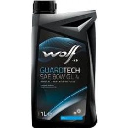 Трансмиссионное масло WOLF GUARDTECH 80W GL 4 1л