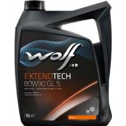 Трансмиссионное масло WOLF EXTENDTECH 80W90 GL 5 5л