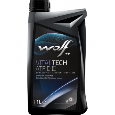 Трансмиссионное масло WOLF VITALTECH ATF DIII 1л