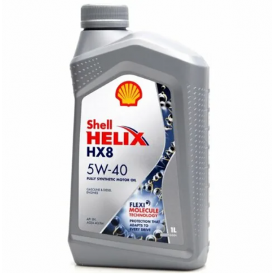 Моторное масло SHELL 5W-40 HELIX HX8 SYNTHETIC 1л