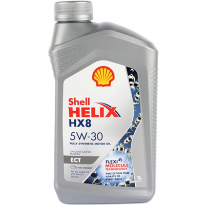 Моторное масло SHELL 5W-30 HELIX HX8 ECT 1л